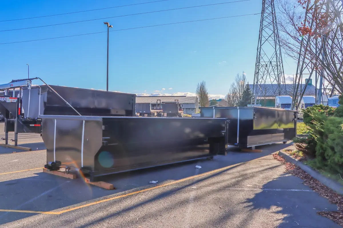Professional dumpster rental and junk removal service in Huxley